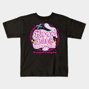 Pink Retro Lab Week 2024, Blood Bank, Laboratory, Lab Tech Team, Med Tech Kids T-Shirt